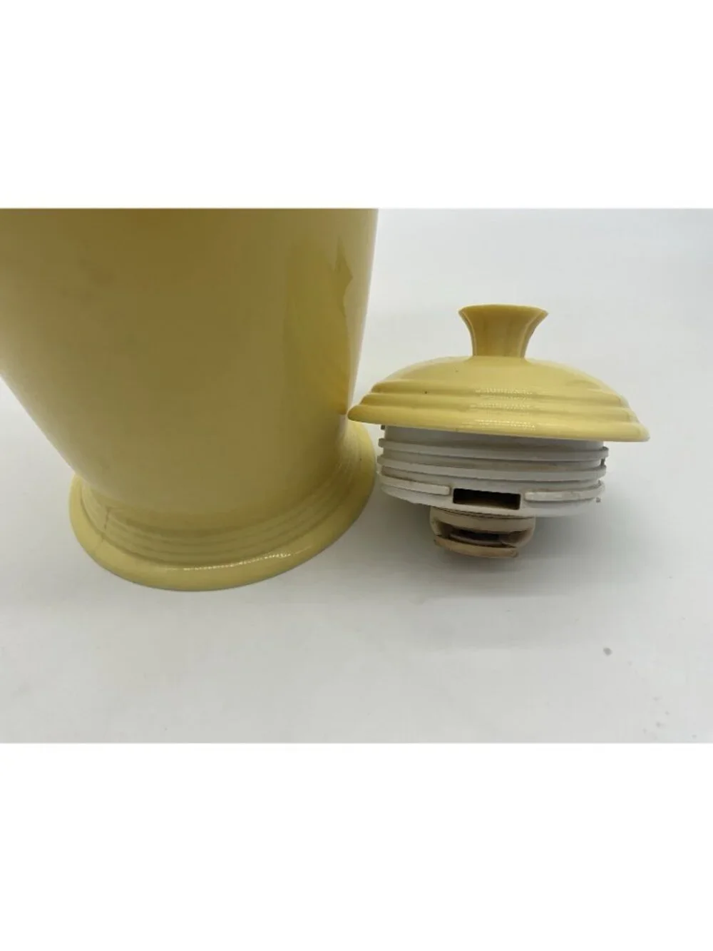 Sunflower Yellow FIESTA Vintage Plastic Insulated Carafe By Copco